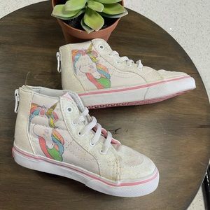Vans unicorn sk8 -hi zip girls shoes